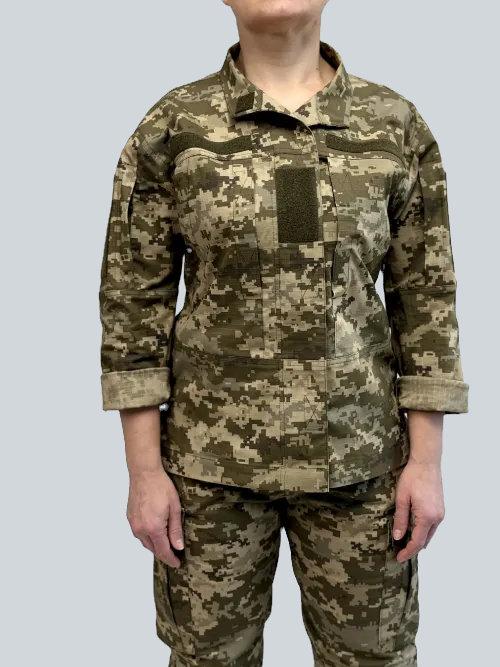 Жіночий оригінальний тактичний костюм MILIGUS "Богдана" піксель 3XL 60
