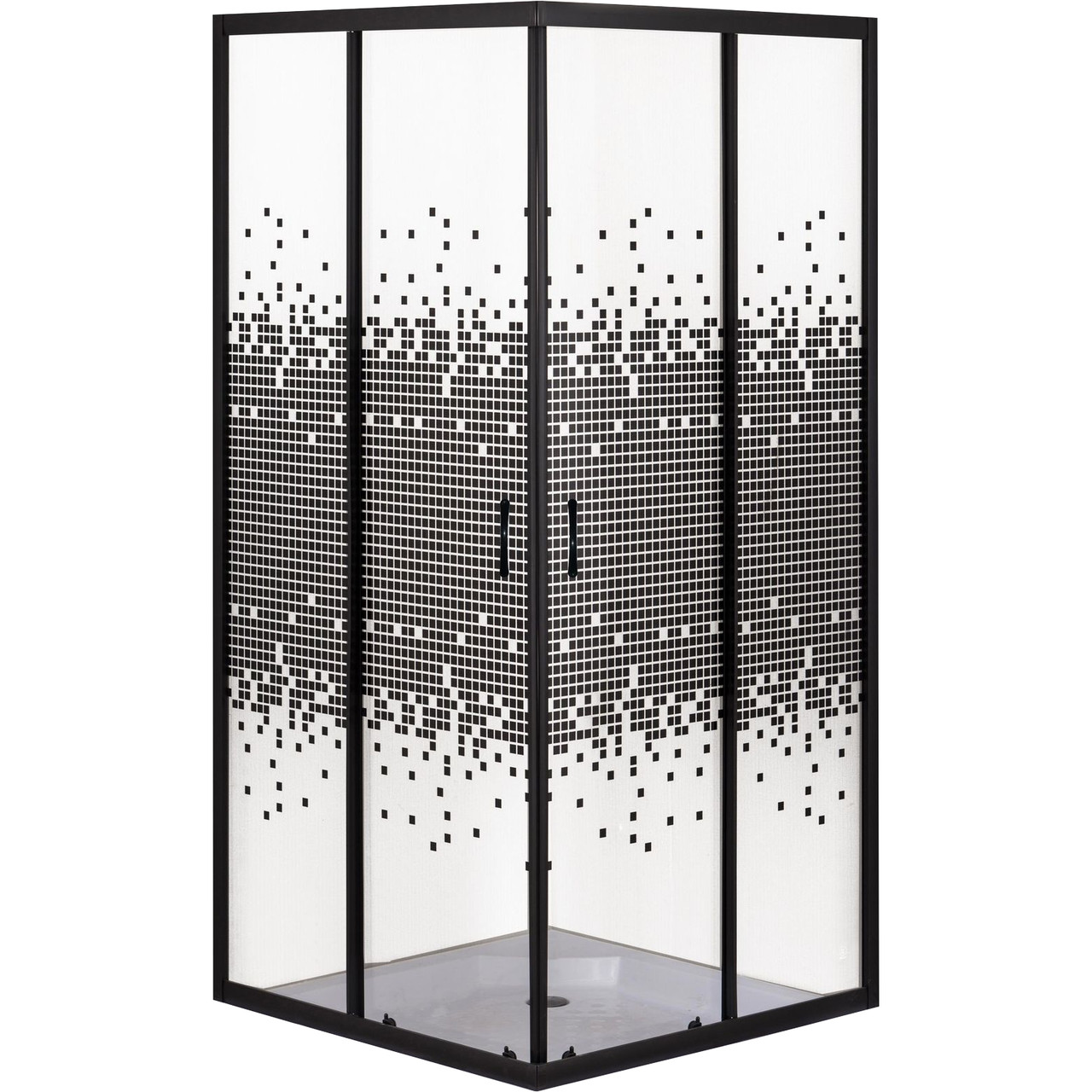 Душова кабіна квадратна без піддона 90х90 ODRI Mosaic