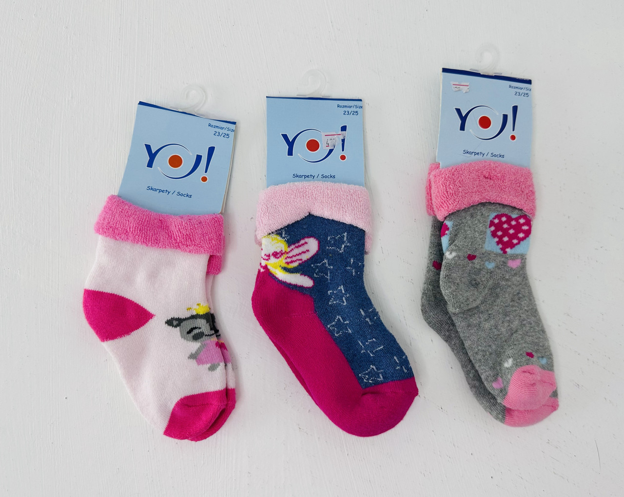 Шкарпетки махрові Розмір дитячих шкарпеток 14-16 (3-4 роки) Ціна за 1 пару (04821(23-25)) Yoclub, фото 1