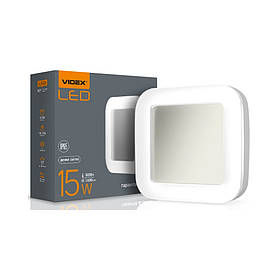 LED світильник ART IP65 квадратний VIDEX 15W 5000K VL-BHFS-155
