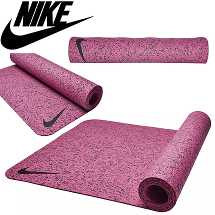 Килимок для йоги килимок для заняття йогою йога мат для фітнесу Nike Move Yoga Mat фуксія 172 x 61 см x 4 мм, фото 1