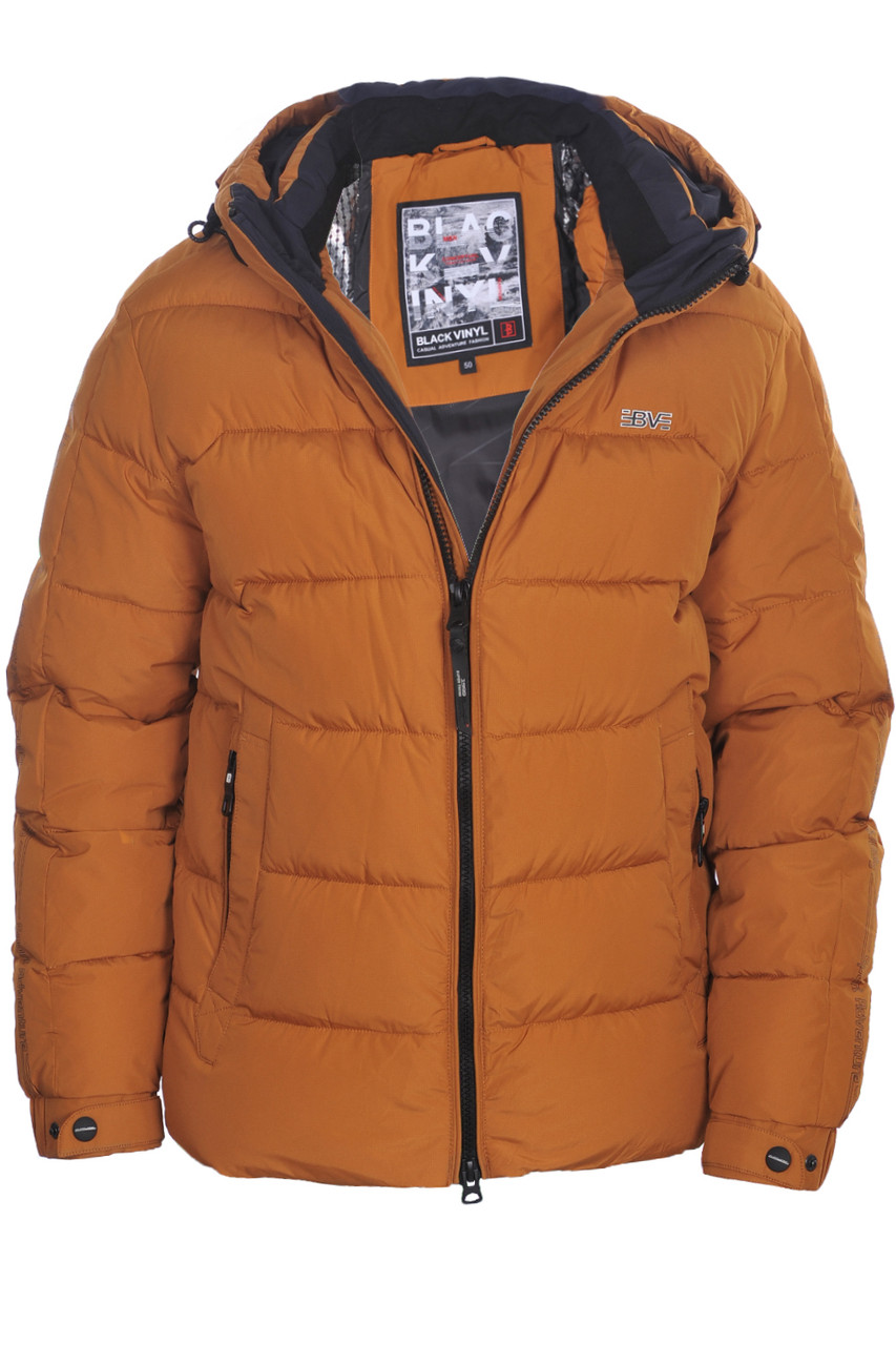 Куртка зимова чоловіча Black Vinyl 24-C23-2223C гірчична