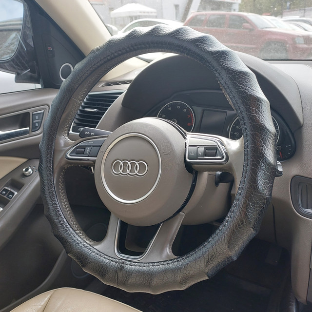 Чехол на руль экокожа дракон