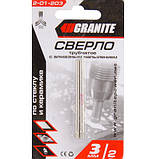 Свердло трубчасте GRANITE з алмазним напиленням для скла та плитки 3 мм 2 шт 2-01-203, фото 2