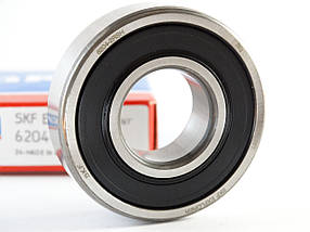 Підшипники для пральної машини Bosch Siemens (6204-6305, сальник 28*62*10/12, мастило 2 мл) SKF, фото 3