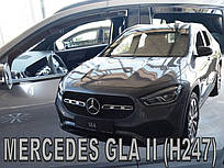 Дефлектори вікон (вітровики) Mercedes GLA-class H247 2020+ 5D (вст, кт-4шт) (Heko)