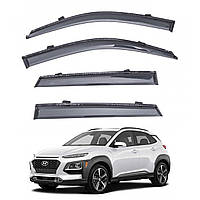 Дефлектори вікон (вітровики) Hyundai Kona 2017+ (TAN)