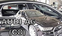 Дефлектори вікон (вітровики) Audi A6 (C8) 2018+ 4D (вставні, кт- 4 шт.) Sedan (Heko)