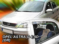Дефлектори вікон (вітровики) Opel Astra G 1998-2003-2008 5D Combi (Heko) (вставні, 4 шт.)