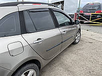 Дефлектори вікон (вітровики) Renault Clio III 5D 2005+ (+ОТ) (Heko)