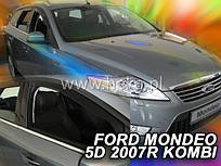 Дефлектори вікон (вітровики) Ford Mondeo 2007-2013 Combi (Heko) 5D (вст, 4 шт.)