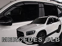 Дефлектори вікон (вітровики) Mercedes EQB (X243) 5D 2021+ (вставні, 4 шт.) (Heko)