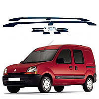 Рейлинги для Renault Kangoo 1997-2006 OLD [КБ] Чорні STF