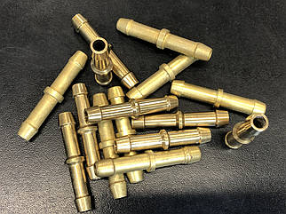 Ніпель-перехідник з'єднувальний 6 мм/6 мм ДОНМЕТ (латунний)