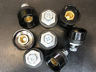 Гніздо апаратне. Байонетне гніздо. Панельне гніздо під зварювальний кабель Ф10-25 мм (байонет "мама"10-25)