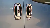 Накладки на ручки (8 шт.), нерж.) - Citroen Nemo 2008+