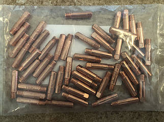 Наконечник мідний токознімний ABICOR BINZEL на зварювальний напівавтомат E-Cu М6/0.8/25 (виробництва