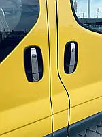 Накладки на ручки (4 шт.), неірж.) - Opel Vivaro 2001-2015 (TAN24)