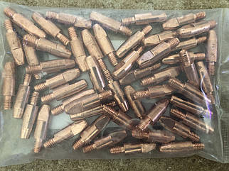 Наконечник мідний токоснімний посилений ABICOR BINZEL на зварювальний напівавтомат E-Cu М6/0.8/28 (Німеччина)