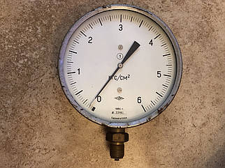 Манометр зразковий деформаційний МТИ-1216 6 кгс/см2 Ф160 мм М20*1.5 к.т.1 для точних вимірювань (сор)
