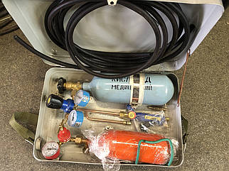 Комплект газозварника переносний ДОНМЕТ (пост газозварювальний у металевій валізці) (O2+C3H8)