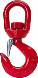Гак червоний поворотний із замком