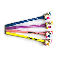 Ручка з ковпачком-тваринкою, колір в асортименті Довіряй Богу (єдиноріг сидить) хррт10005у