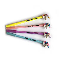 Ручка з ковпачком-тваринкою, колір в асортименті Твори добро (єдиноріг з гривою) хррт10006у