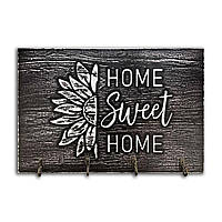 Ключниця 20х30 Home sweet home (соняшник) (сірий вінтаж) хркл5003а