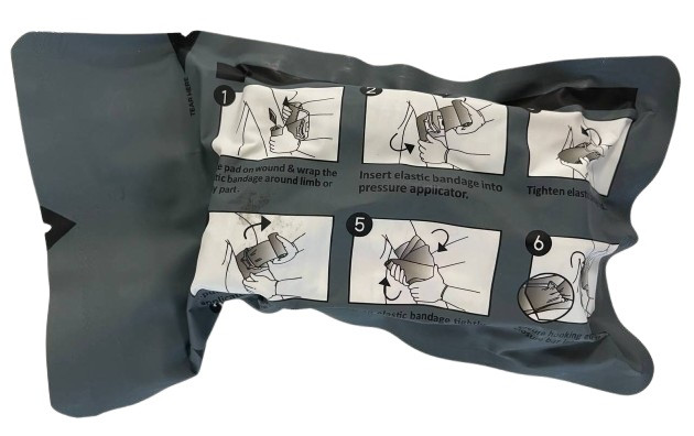 Тактична компресійна пов`язка, 4 дюйми (ізраїльський бандаж) Israeli Bandage 4inch, фото 1