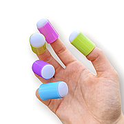 Спонж губка на палец різнокольорова 5 шт