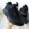 Зимові чоловічі кросівки Reebok Zig Kinetica Edge Gore-tex winter Black з хутром Рибок Кінетика чорні високі текстильні теплі зима, фото 4