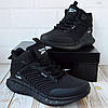 Зимові чоловічі кросівки Reebok Zig Kinetica Edge Gore-tex winter Black з хутром Рибок Кінетика чорні високі текстильні теплі зима, фото 3