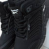 Зимові чоловічі кросівки Reebok Zig Kinetica Edge Gore-tex winter Black з хутром Рибок Кінетика чорні високі текстильні теплі зима, фото 7