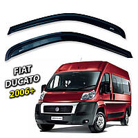 Дефлектори вікон (вітровики) для Fiat Ducato 2006+ накладні (DEFL) Q2