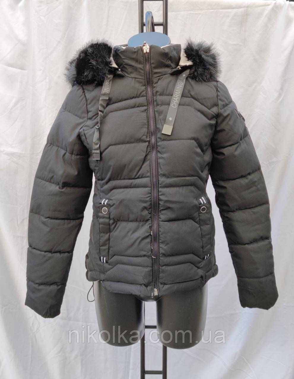 Куртка утеплена жіноча оптом, S-2XL рр., арт. Si-7865-1