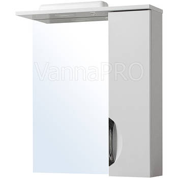 Дзеркало ЮВВІС Грація 60 см з шафкою праворуч