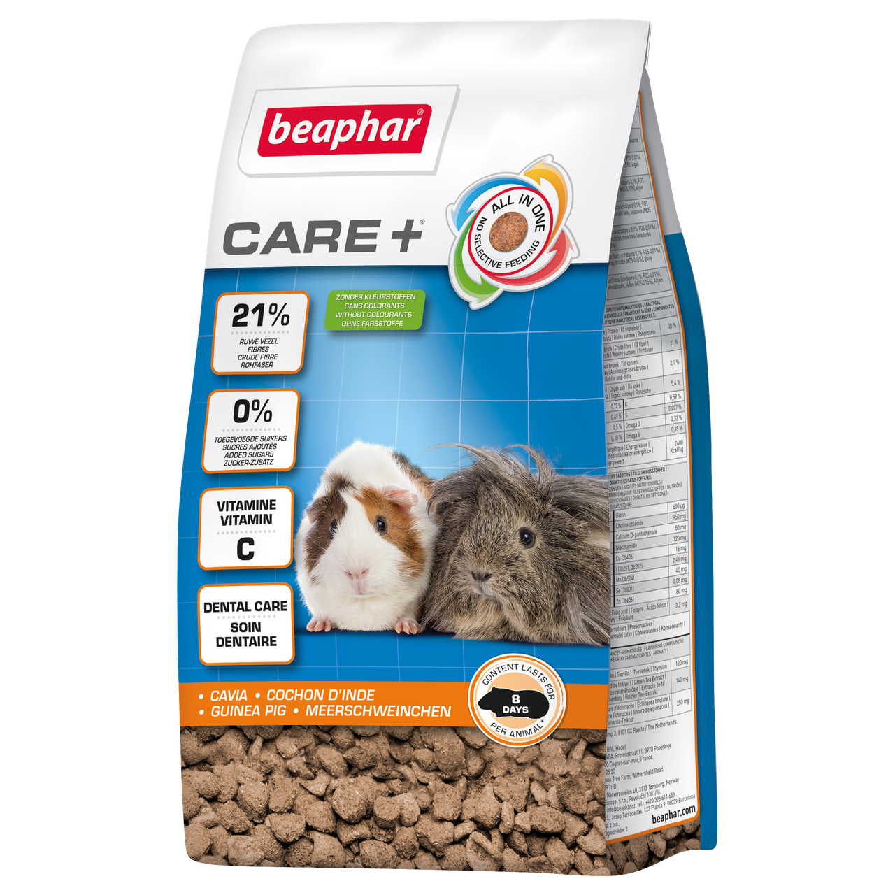 Повноцінний корм супер-преміум класу для морських свинок CARE+ Guinea Pig (Кер + Гвінеа Піг), 250 г