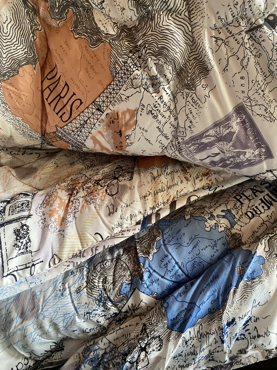 Ковдра двоспальне тканини холлофайбер Арда розмір 175*215 див. Стьобана ковдру теплоео, фото 1