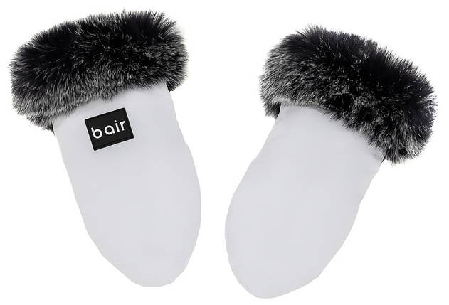 Перчатки для коляски Bair Northmuff white swan Білі, фото 2