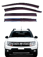 Дефлекторы окон Renault Duster 2011-2018 \ ветровики Рено Дастер