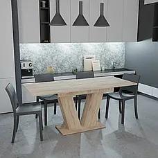 Стіл розсувний Neman ДЕН, колір Дуб кремона торро, фото 2