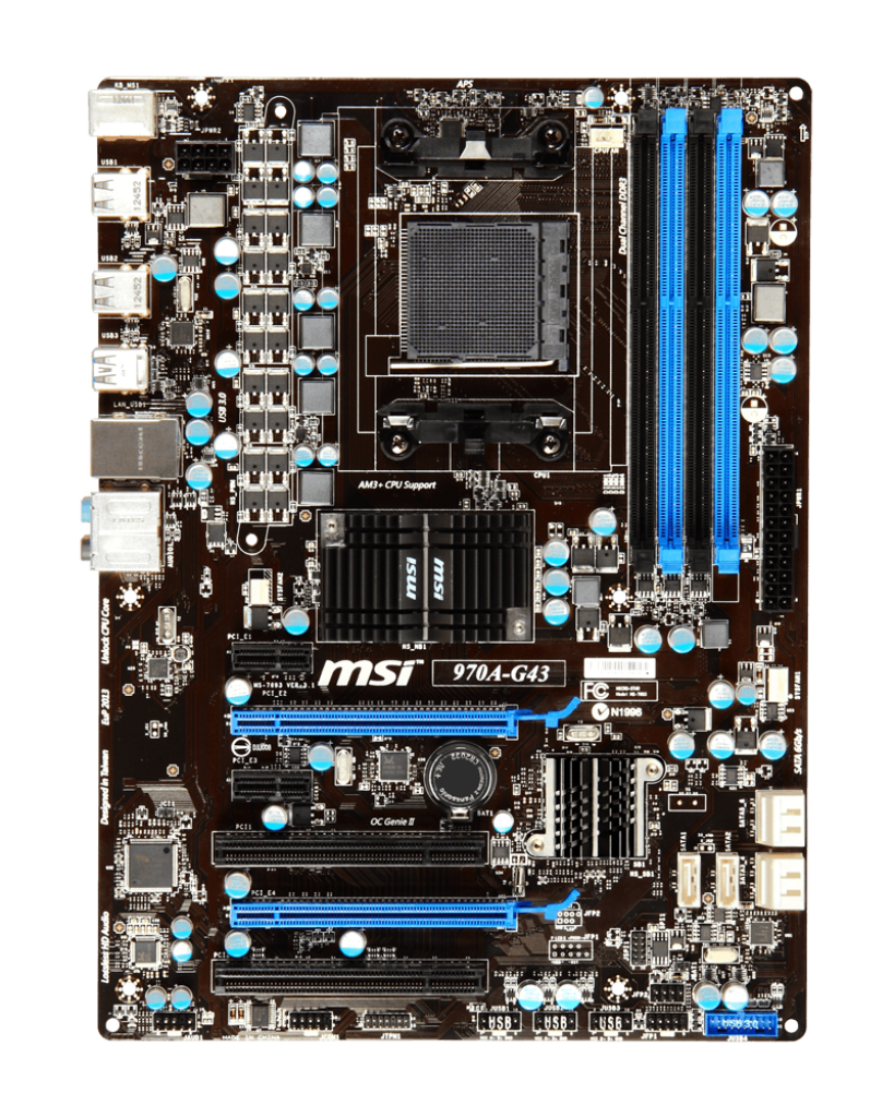 Материнська плата MSI 970A-G43 Socket AM3+ (970A-G43) Б/В