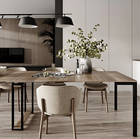 Обідній стіл - трансформер Sensei 90*53/330 см     ТМ ARTinHEAD