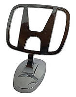 Емблема приціл на капот Honda Хром на скотчі (сплав)