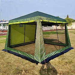 Намет - намет, тент - альтанка (Shark 320х320х245 см.) з вітрозахисною спідницею