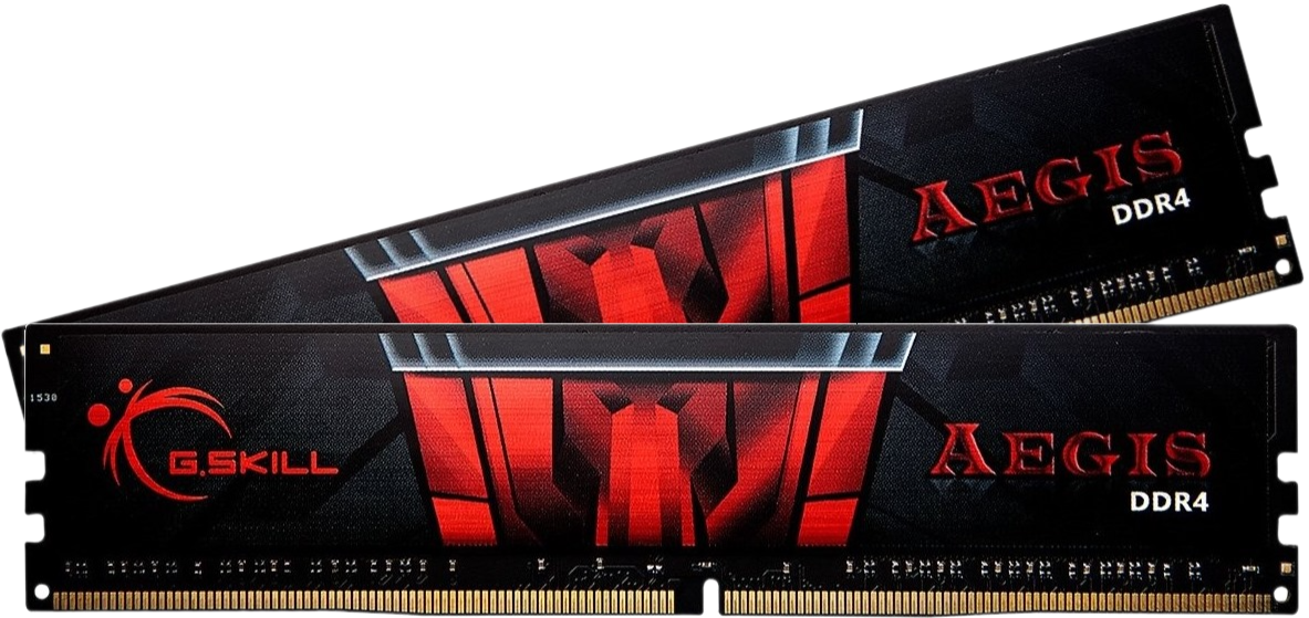 Оперативна пам'ять G.Skill 16GB (2x8GB) DDR4 3200MHz Aegis Black (F4-3200C16D-16GIS) Б/В