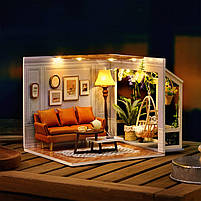 Ляльковий дім конструктор DIY Cute Room H-025 Warm moment Румбокс 14 шт., фото 4