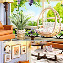 Ляльковий дім конструктор DIY Cute Room H-025 Warm moment Румбокс 14 шт., фото 6