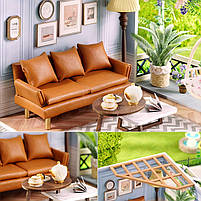 Ляльковий дім конструктор DIY Cute Room H-025 Warm moment Румбокс 14 шт., фото 7